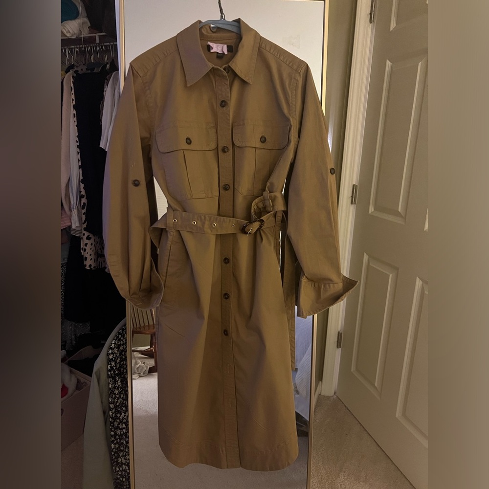 Khaki banana republic dress